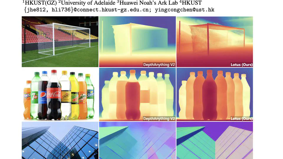 Our arxiv paper "Lotus Diffusion-based Visual Foundation Model for High-quality Dense Prediction" is getting noticed 