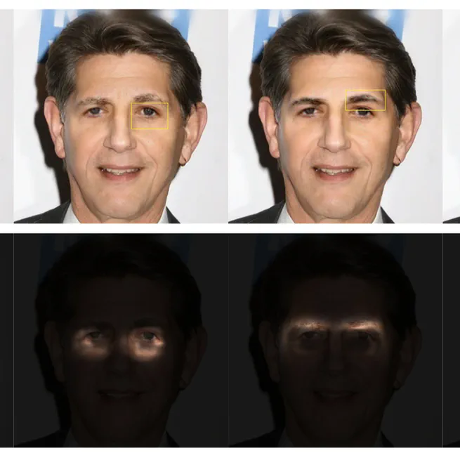 Semantic component decomposition for face attribute manipulation